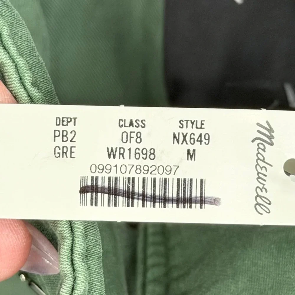 NEW Madewell Oversized Field Jacket Womens M Army Green Military Utility